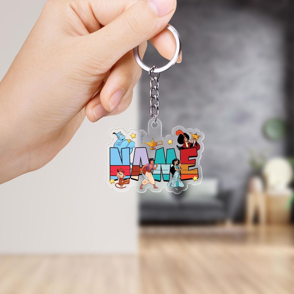 Aladdin keychain, Aladdin Christmas keychain, 2025 Christmas keychain