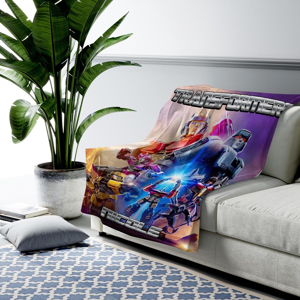 Custom Transformer Blanket/Personalized Optimus Prime Blankets