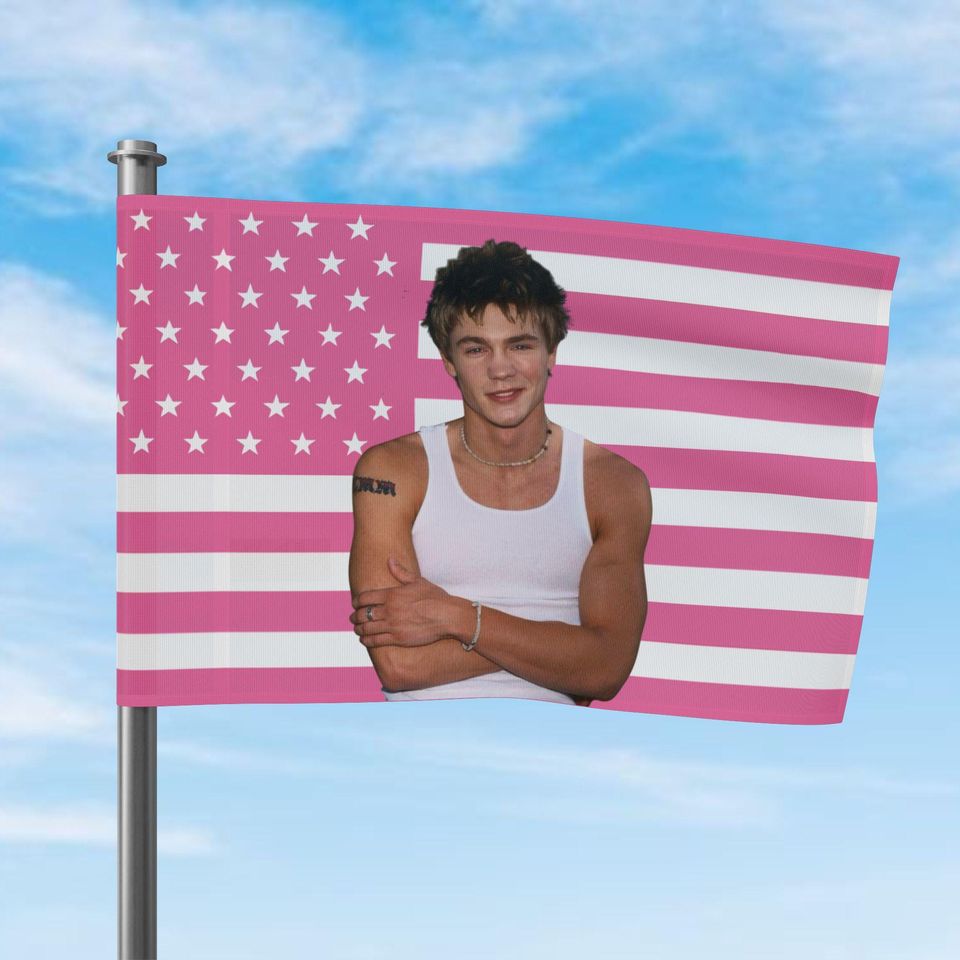 Chad Michael Murray Flag, Polyester Organza Dorm Decor