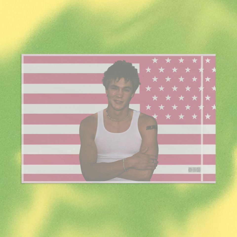 Chad Michael Murray Flag, Polyester Organza Dorm Decor