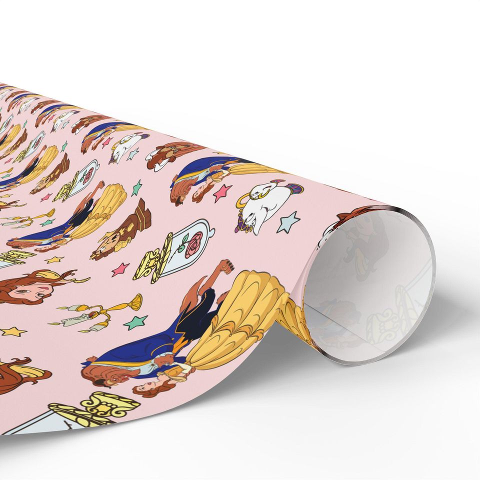 Beauty & The Beast Gift Wrapping Papers 1pc Roll