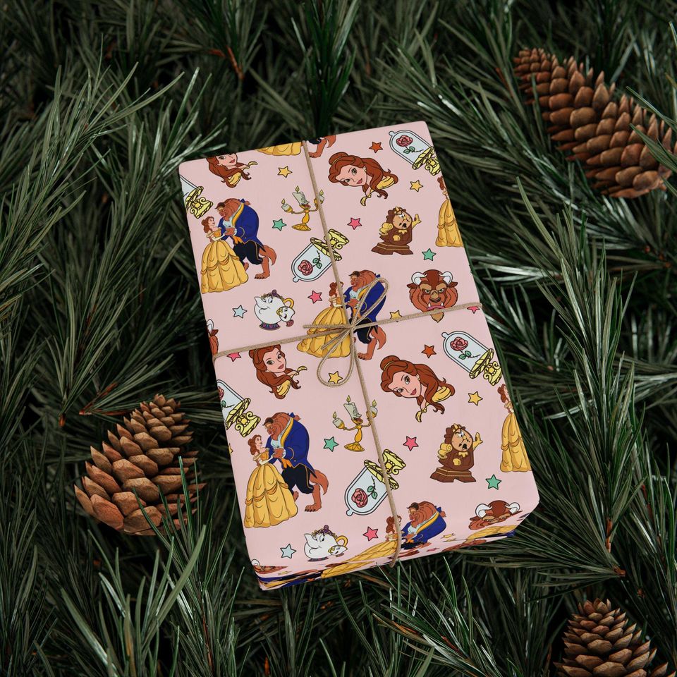 Beauty & The Beast Gift Wrapping Papers 1pc Roll