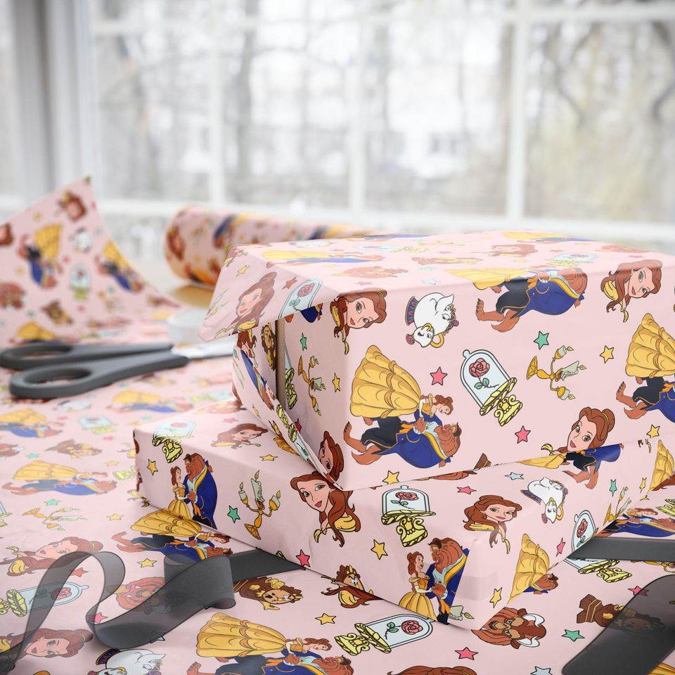Beauty & The Beast Gift Wrapping Papers 1pc Roll
