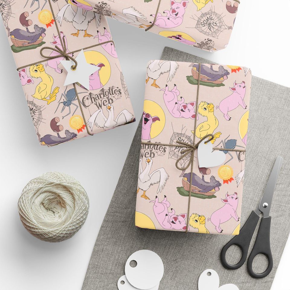 Charlottes Web Gift Wrapping Papers