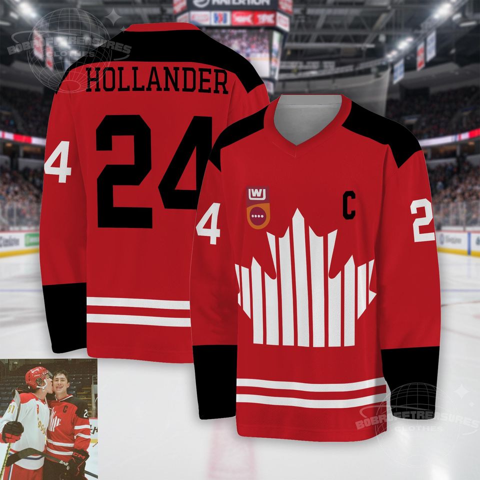 Hollanov Hookey Jersey, Hudson Williams Connor Storrie Hookey Jersey, Heated Rivalry Inspired Hookey Jersey, Ilya Rozanov Shane Hollander v1