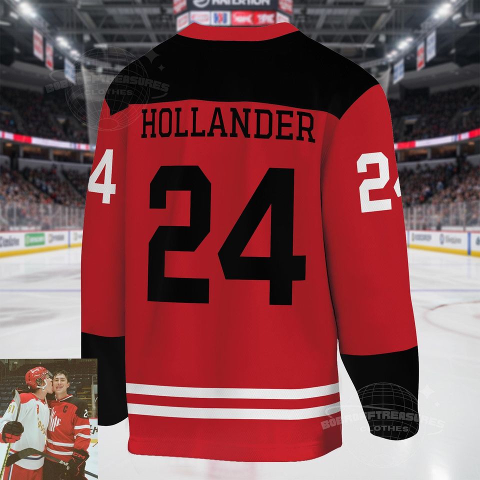 Hollanov Hookey Jersey, Hudson Williams Connor Storrie Hookey Jersey, Heated Rivalry Inspired Hookey Jersey, Ilya Rozanov Shane Hollander v1