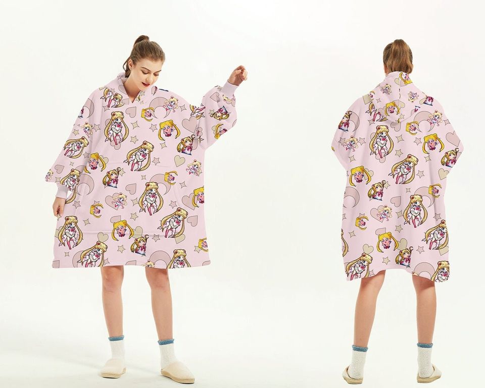 Sailor Moon  oversize Blanket Hoodie