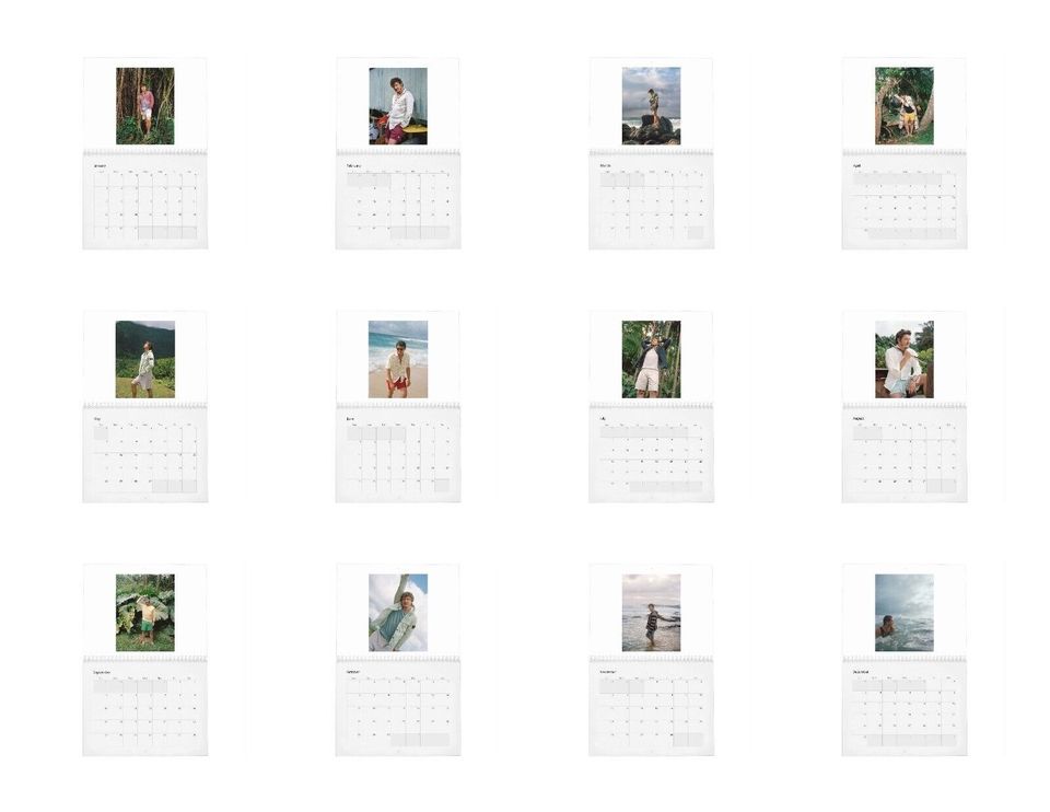 Pedro Pascal - In Paradise - 2025 Wall Calendar, Celebrity Wall Calendar 2025, Best Gift For Christmas, New Year