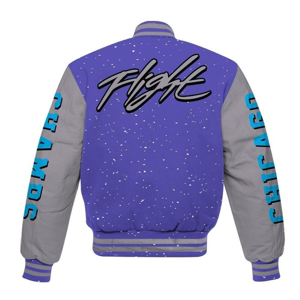 AJ 8 Retro Aua 8s Varsity Jacket - AIR Number 23 GOAT All Over Print