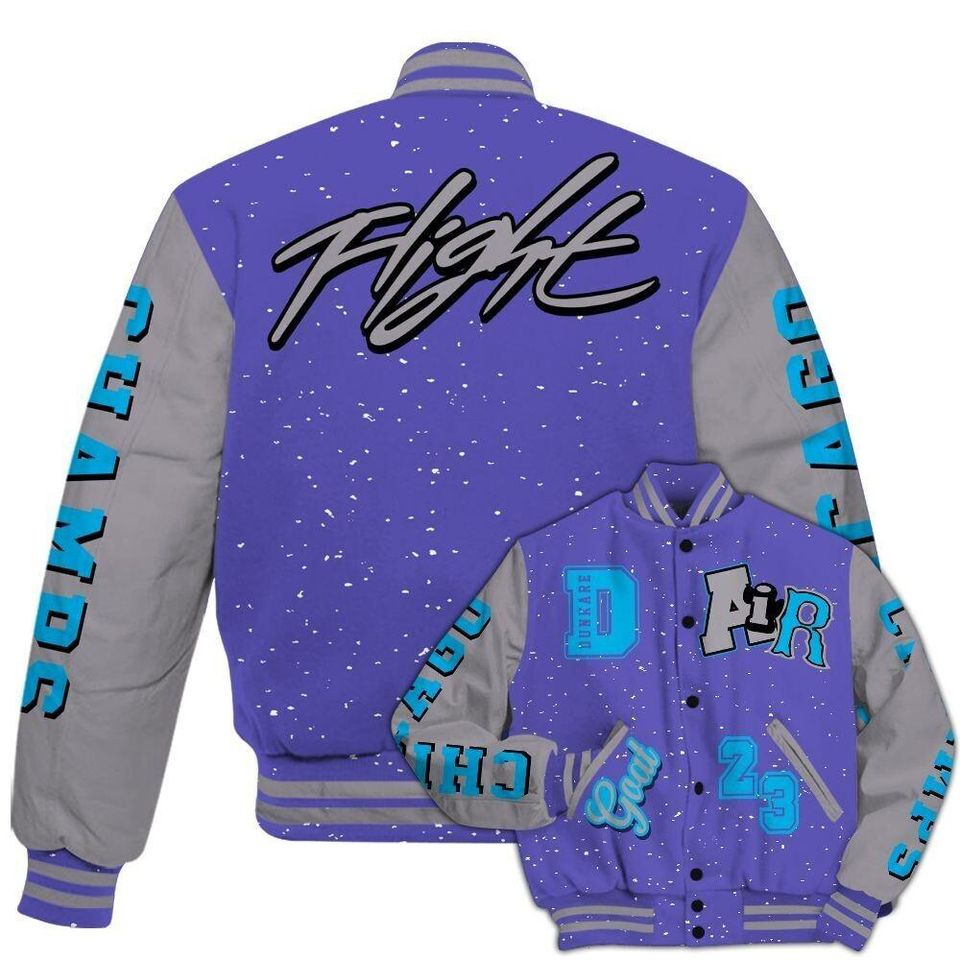 AJ 8 Retro Aua 8s Varsity Jacket - AIR Number 23 GOAT All Over Print