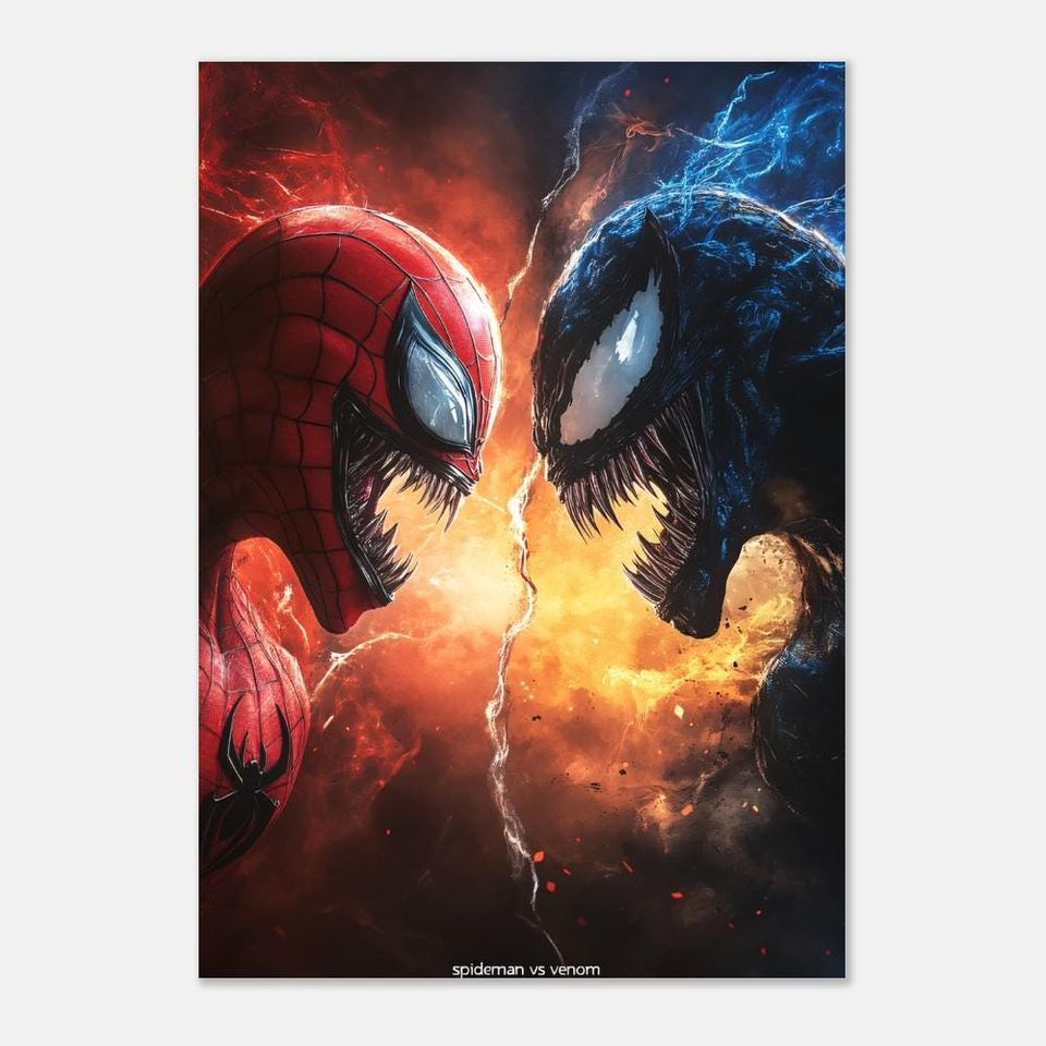 Venom Poster, Marvel Poster, Superhero Art, Comic Book Decor, Marvel Wall Art, Room Decor, Venom Art, Marvel Decor