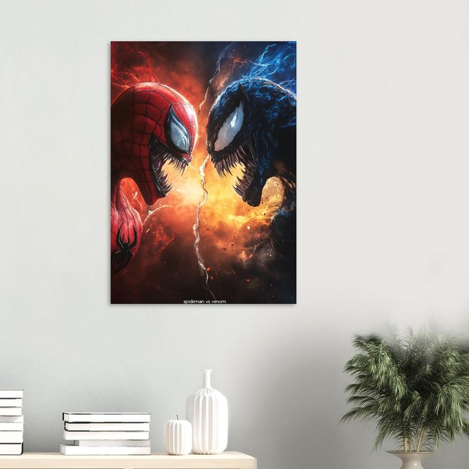 Venom Poster, Marvel Poster, Superhero Art, Comic Book Decor, Marvel Wall Art, Room Decor, Venom Art, Marvel Decor