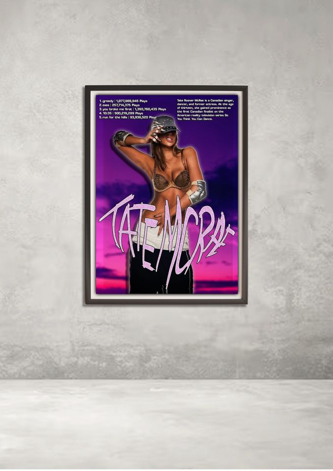 Tate McRae Vertical Poster