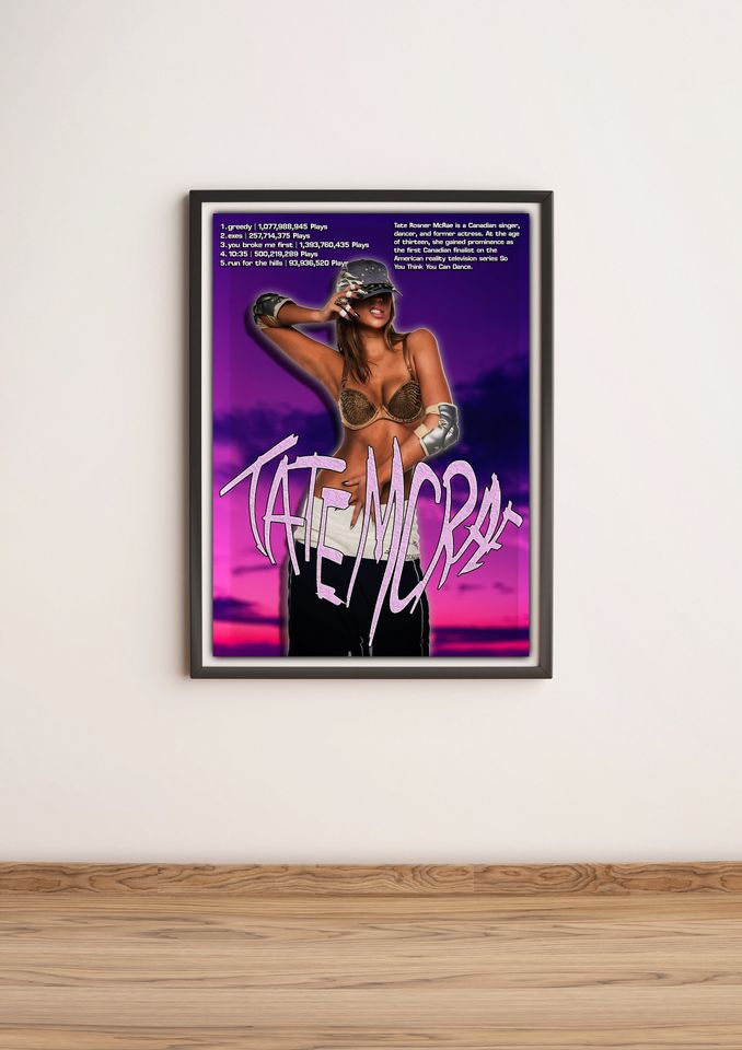 Tate McRae Vertical Poster