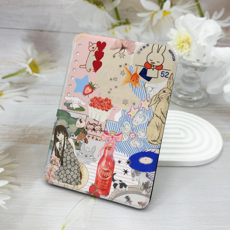 Girl and Rabbit Kindle Case