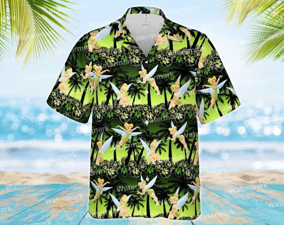 Tinker bell hawaiian shirt