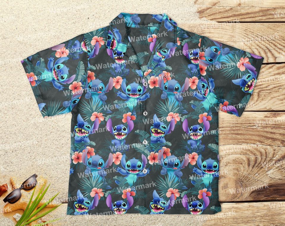 Stitch disney hawaiian shirt