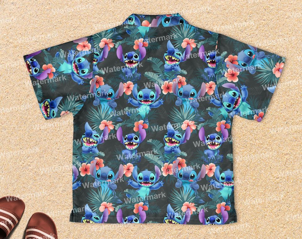 Stitch disney hawaiian shirt