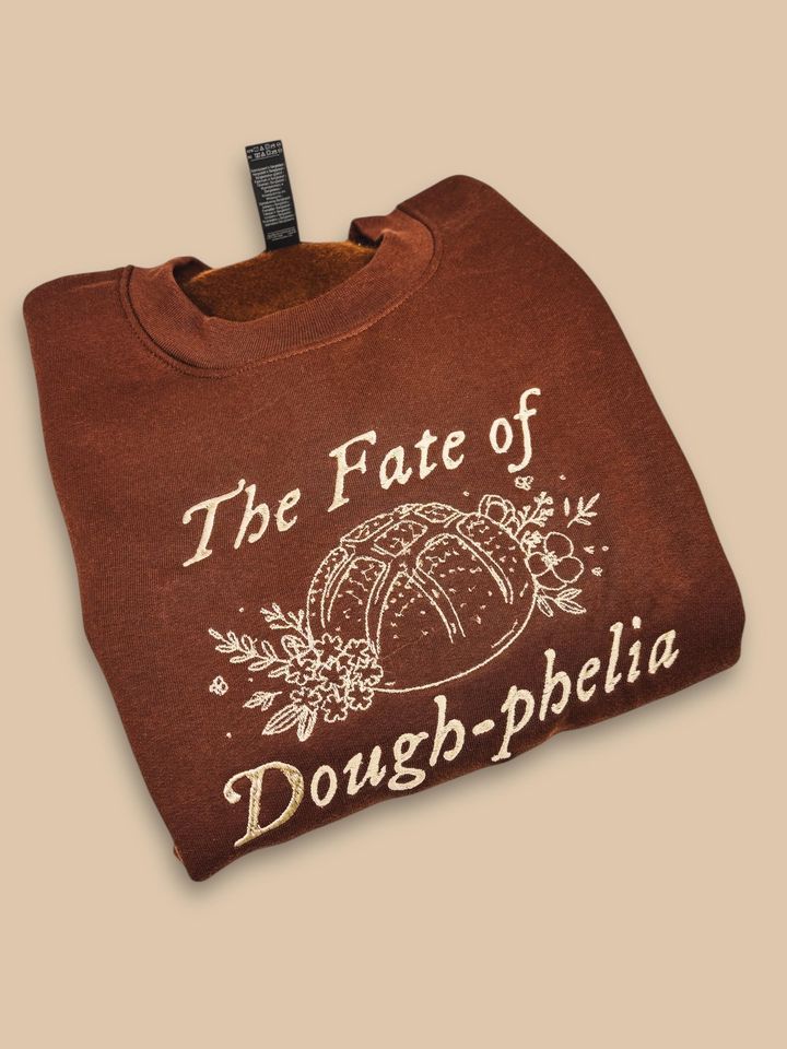 The Fate of Dough-phelia crewneck sweatshirt