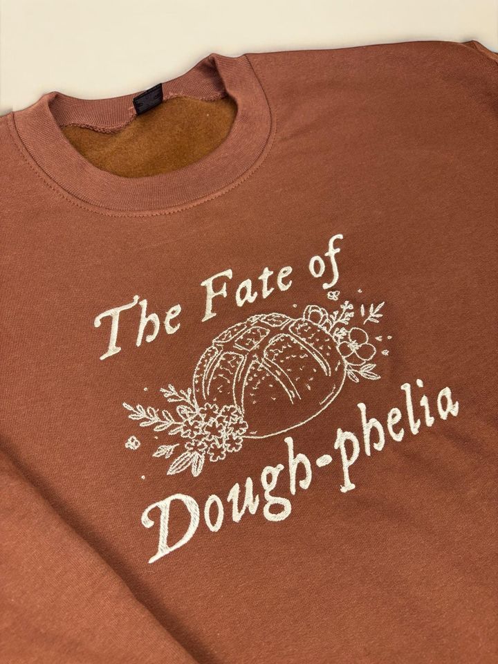 The Fate of Dough-phelia crewneck sweatshirt
