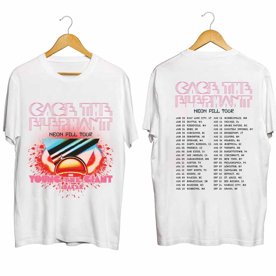Cage the Elephant - Neon Pill Tour 2024 Shirt, Cage the Elephant T Shirt