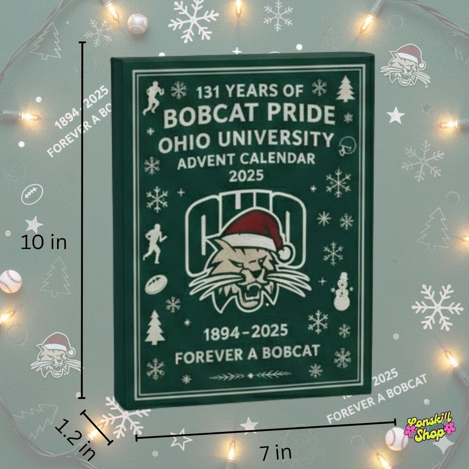 Ohio University Bobcat Advent Calendar 2025, College Spirit Gift