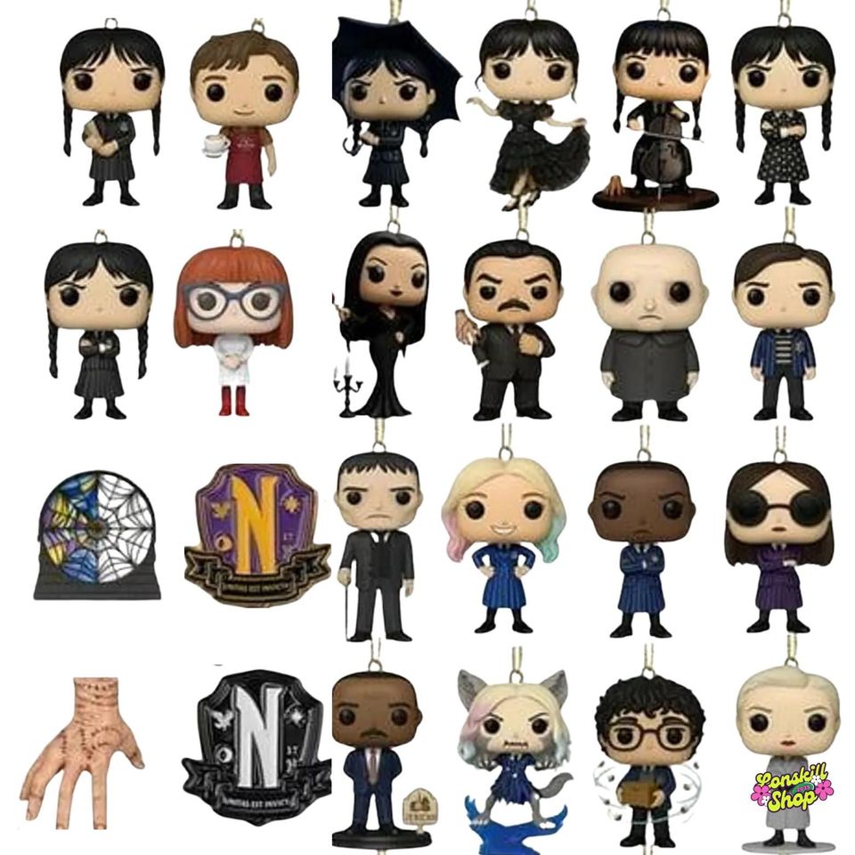 Wednesday Addams Advent Calendar 2025, Gothic Christmas Countdown Gift