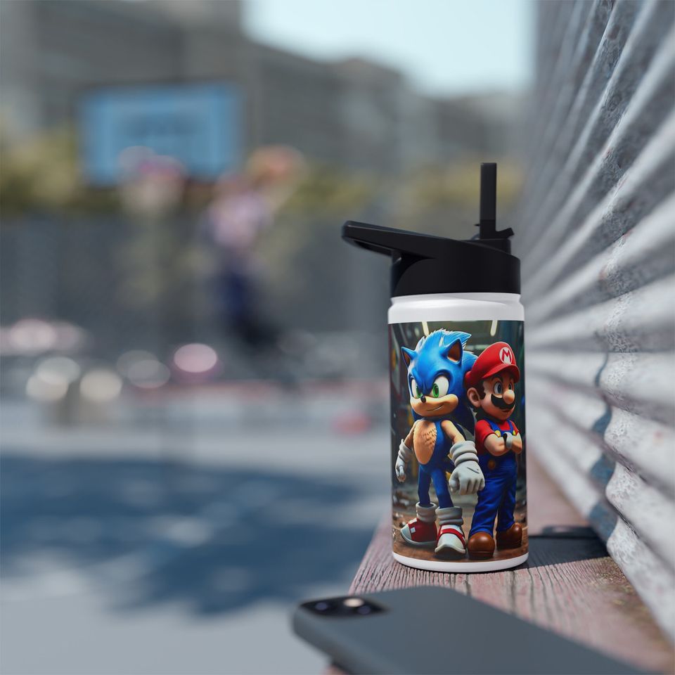 Sonic Stainless Steel Water Bottle, Standard Lid