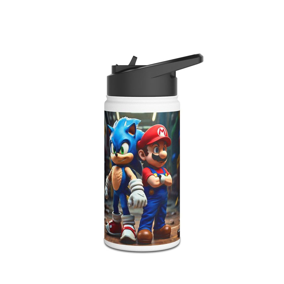 Sonic Stainless Steel Water Bottle, Standard Lid