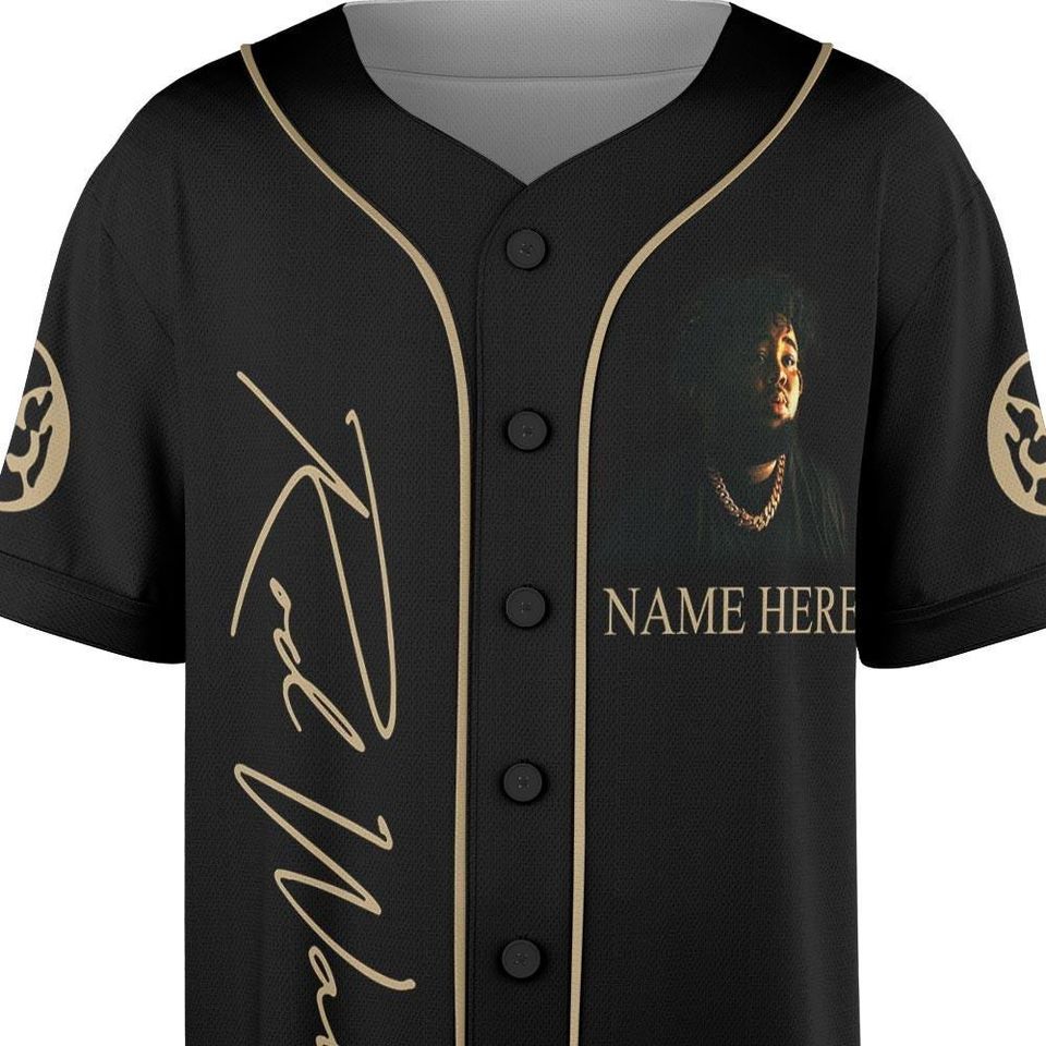 Custom Name Rod Wave Rap Baseball Jersey, Rod Wave Nostalgia Tour Baseball Jersey, Rod Wave Music Concert Baseball Jersey