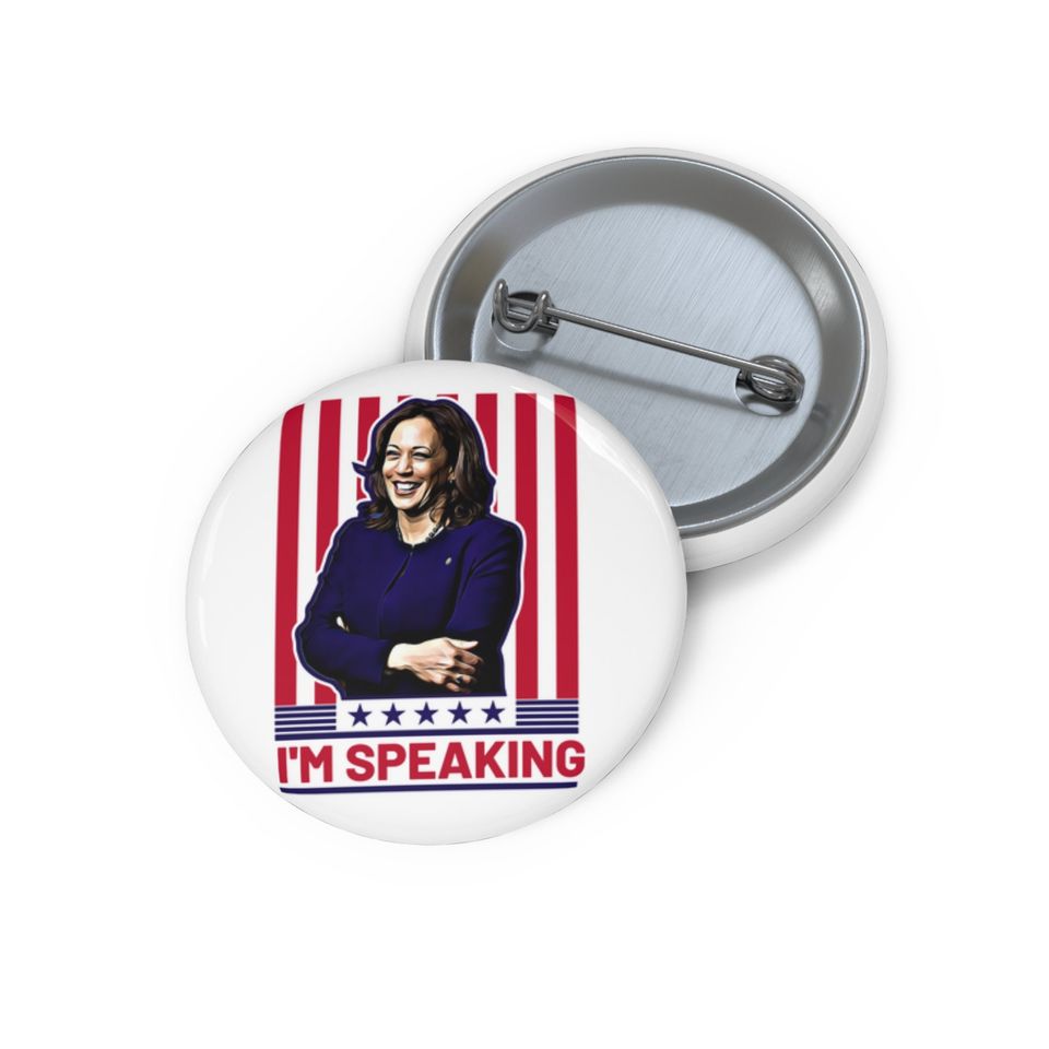 Kamala Harris 2024 Pin Button - Show Your Support | Limited Edition