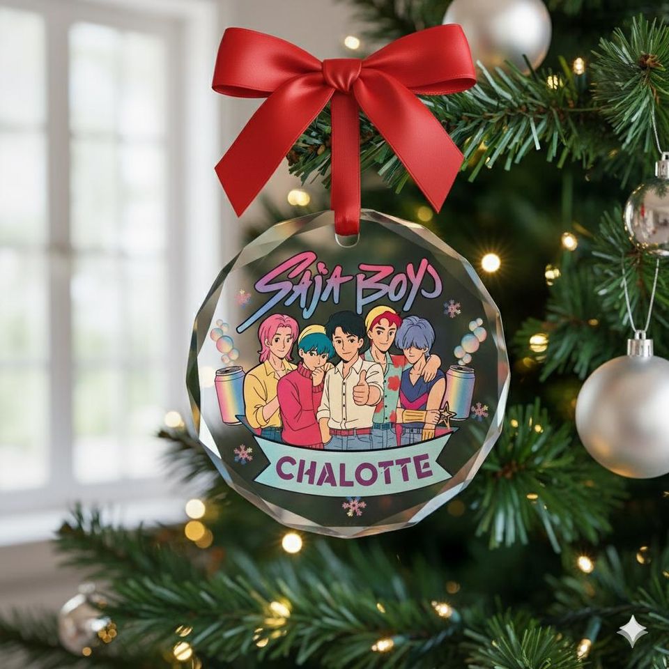Personalized Saja Boys Ornament, Kpop Demon Hunters Boy Group Ornament