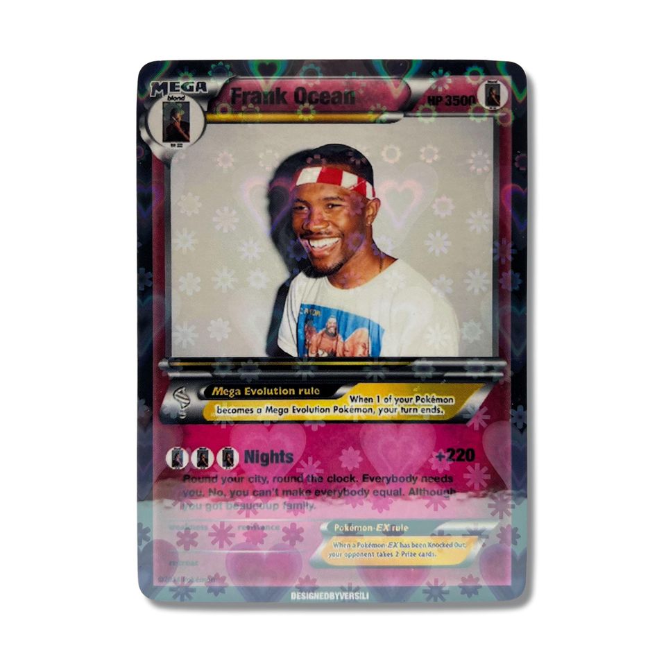 Frank Ocean Hologram Card
