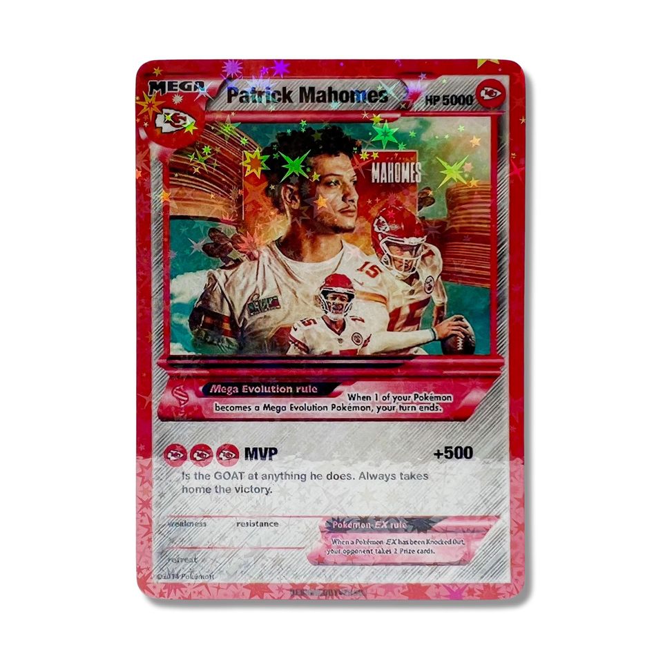 Patrick Mahomes Hologram Card