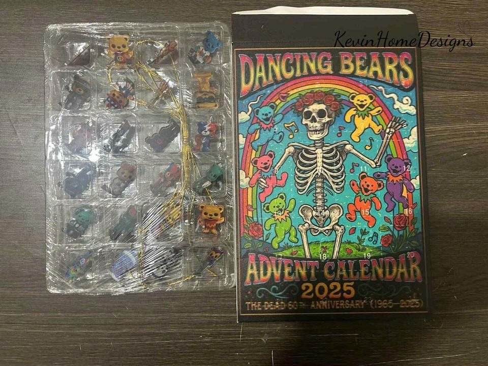 Simpsons Advent Calendar 2025: Funny Cartoon Box, Acrylic, 24 Day Countdown