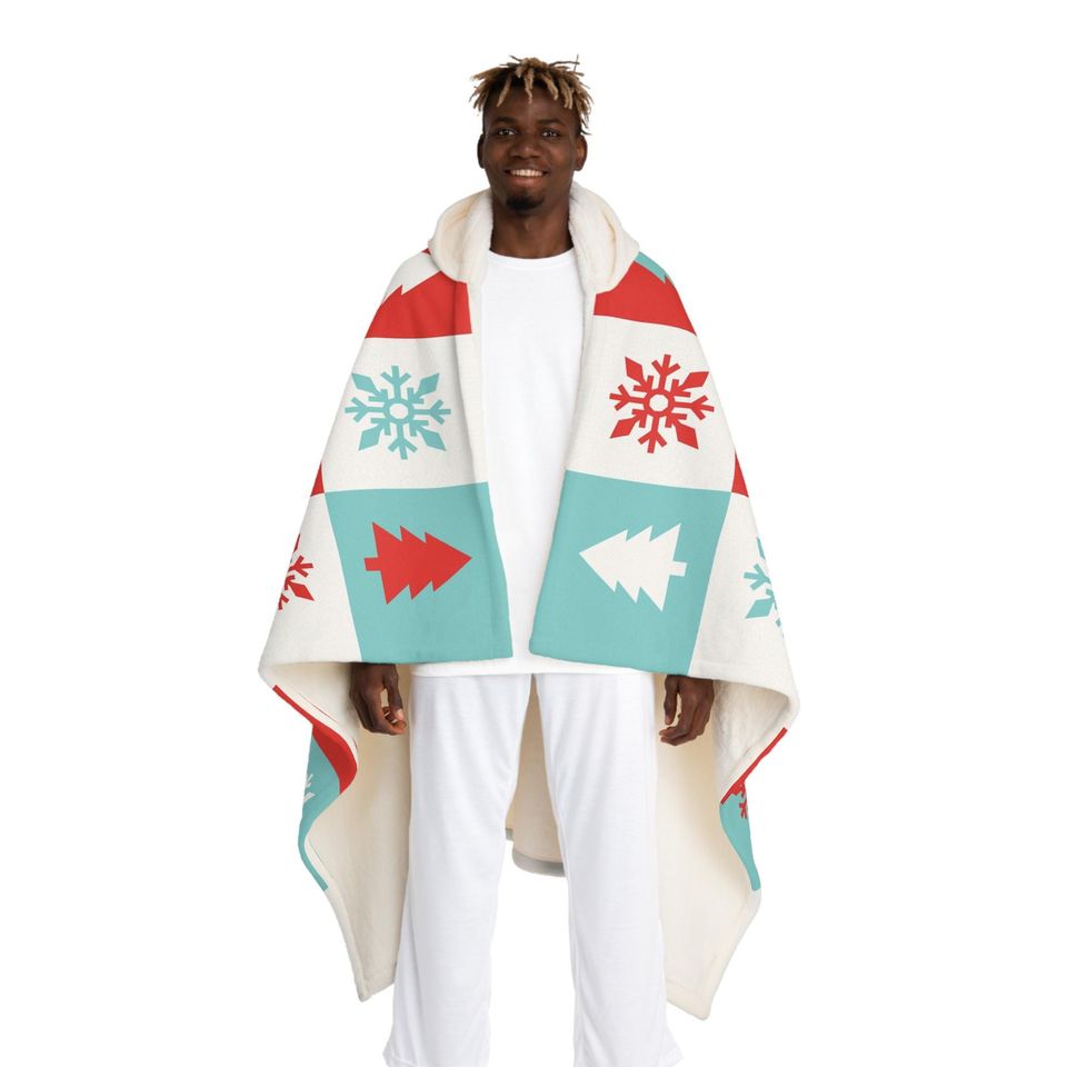 Christmas Hooded Blanket