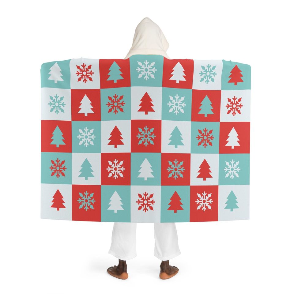 Christmas Hooded Blanket