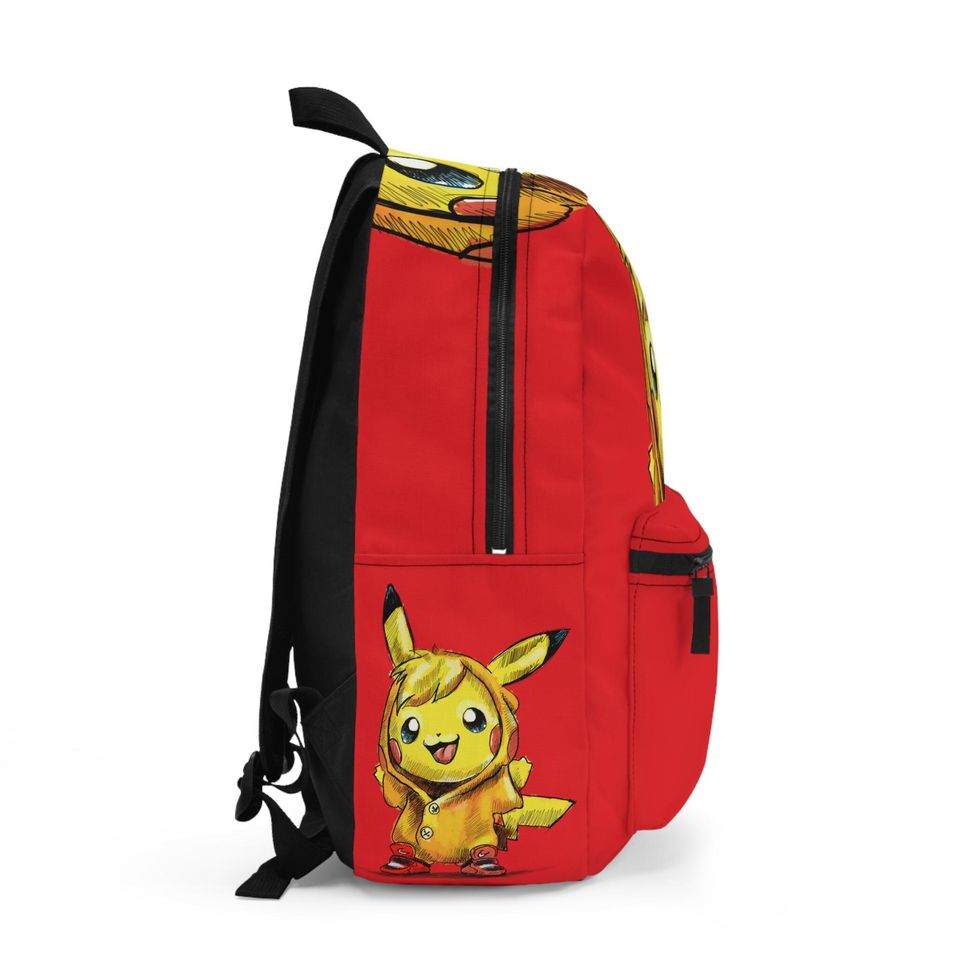 Artistic Cartoon Character Backpack for Students