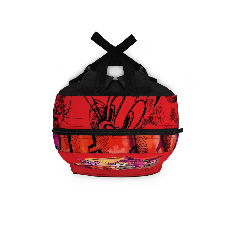 Customizable Cartoon Backpack with Fun Character Design