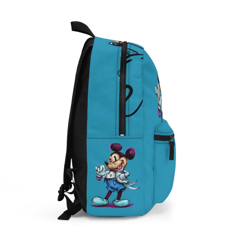 Hand-Drawn Character Backpack