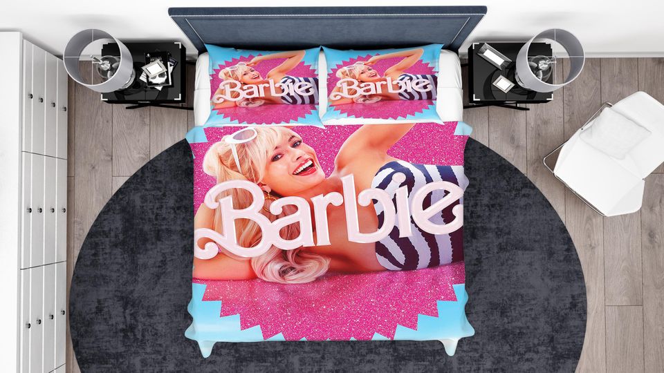 Barbie Bedding Set | Movie Gift | Room Decor