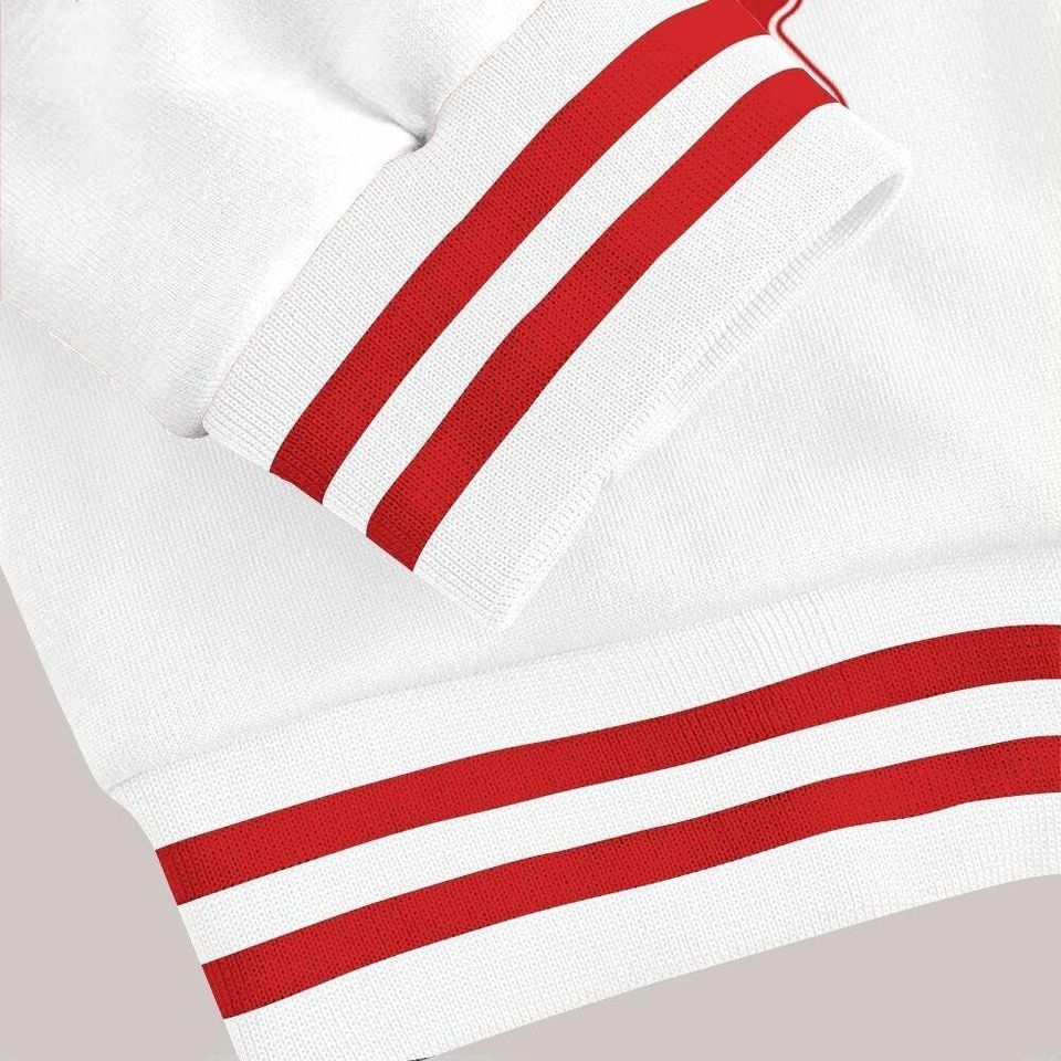 Ireishprint Custom Printed Chapter KAP Varsity Jacket, Personalized White Fraternity Jackets