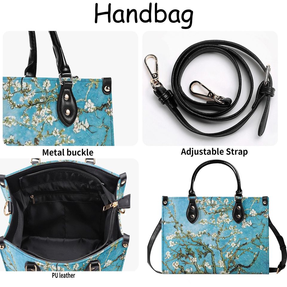 Halloween Horror Movie Leather Handbag, Halloween Scary Handbag, Shoulder Bag, Crossbody Bag, Shopping Bag, Top Handle Bag