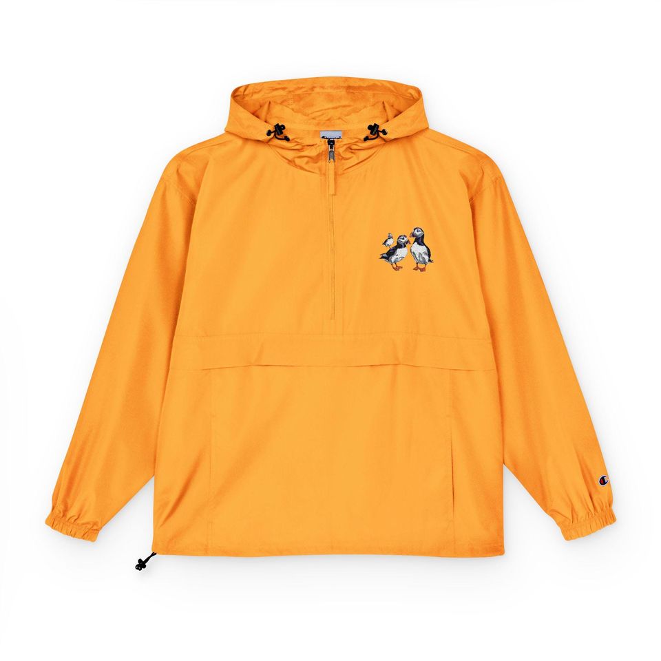Puffin Up! Champion Unisex Packable Anorak Jacket