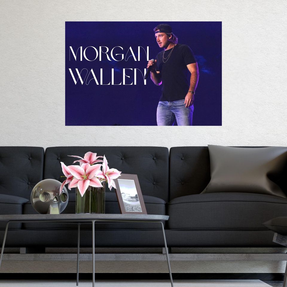 Wallen Western Music Art Deco Modern Wall Poster