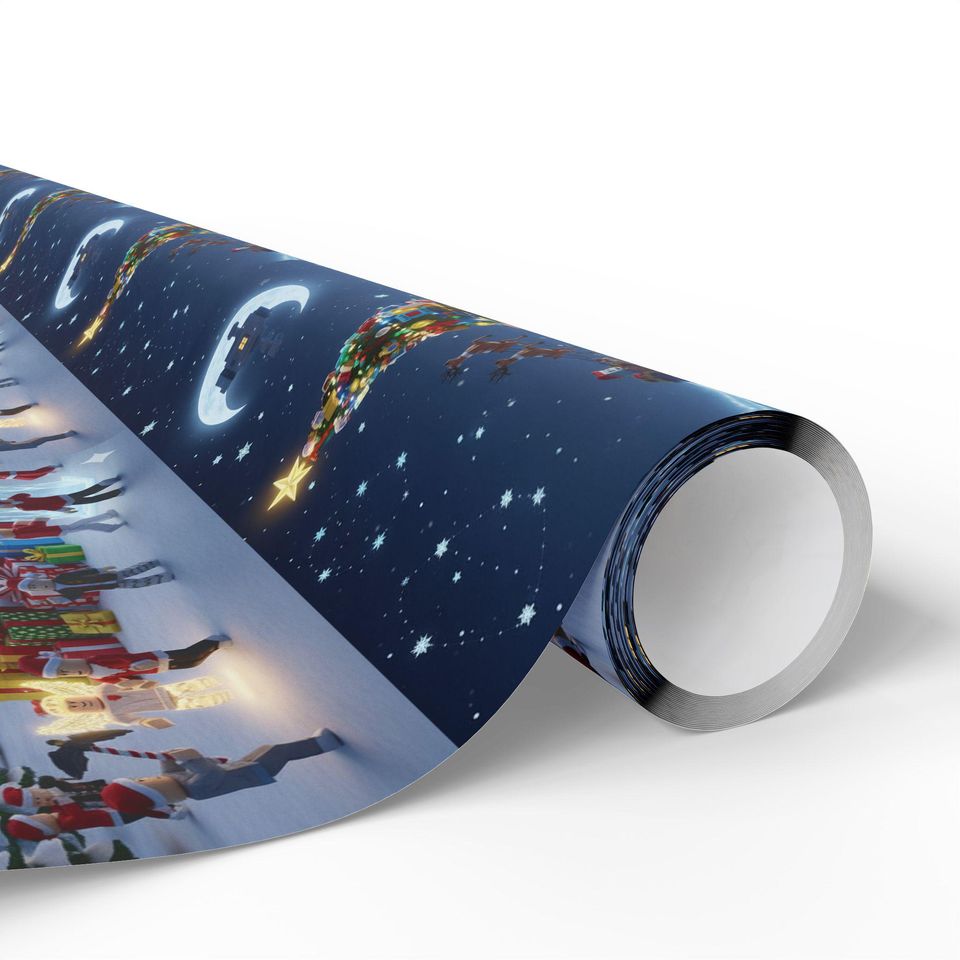 Roblox Christmas Wrapping Papers | Holiday Game-Themed Gift Wrap