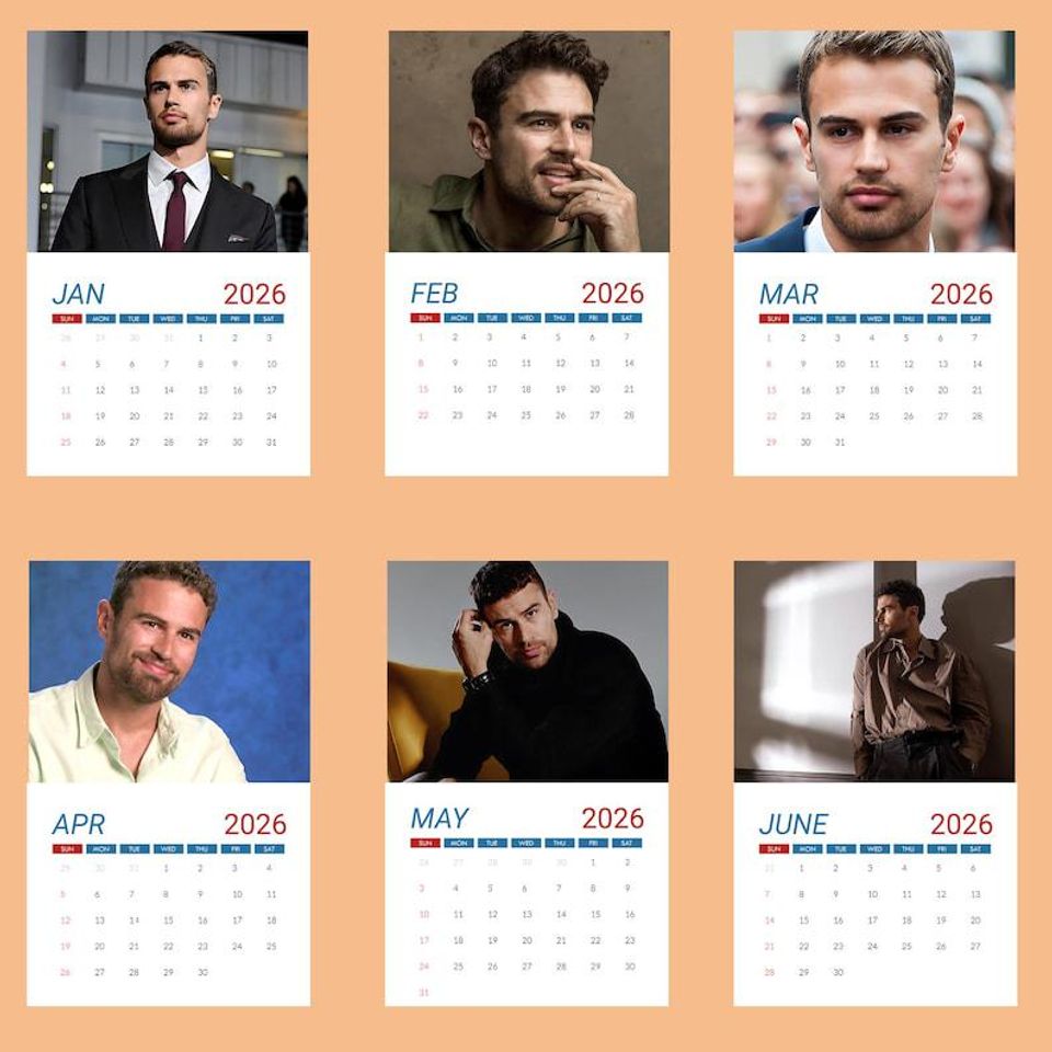 James Actor 2026 Calendar