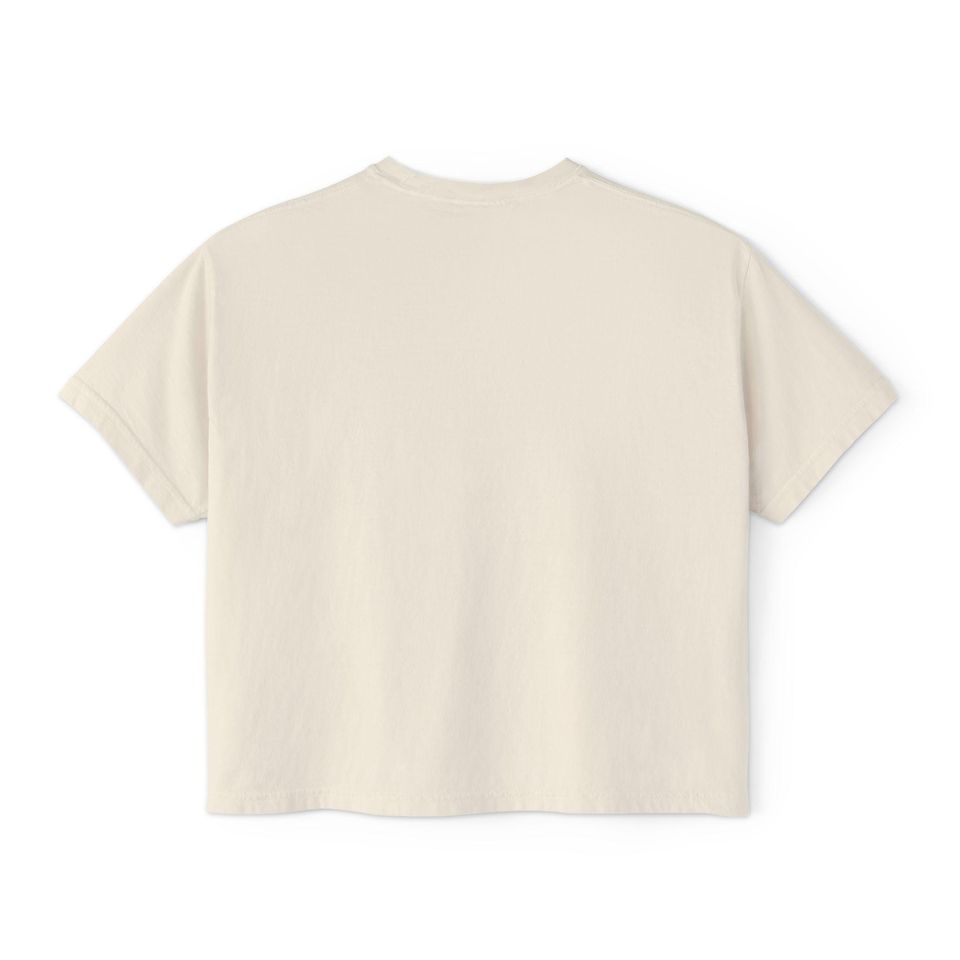 Fly eagles fly adorable logo Flowy Cropped Tee