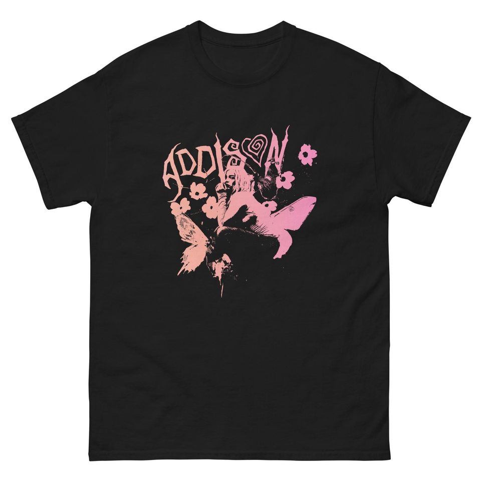 ADDISON RAE 2025-2026 Tour Shirt Headphones On