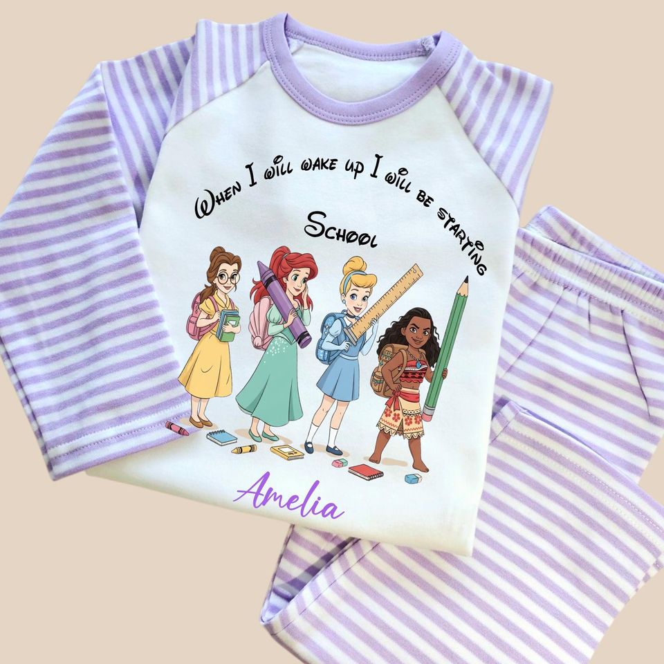 Personalized Unicorn Pajamas: Girls' Back to School Sleepwear